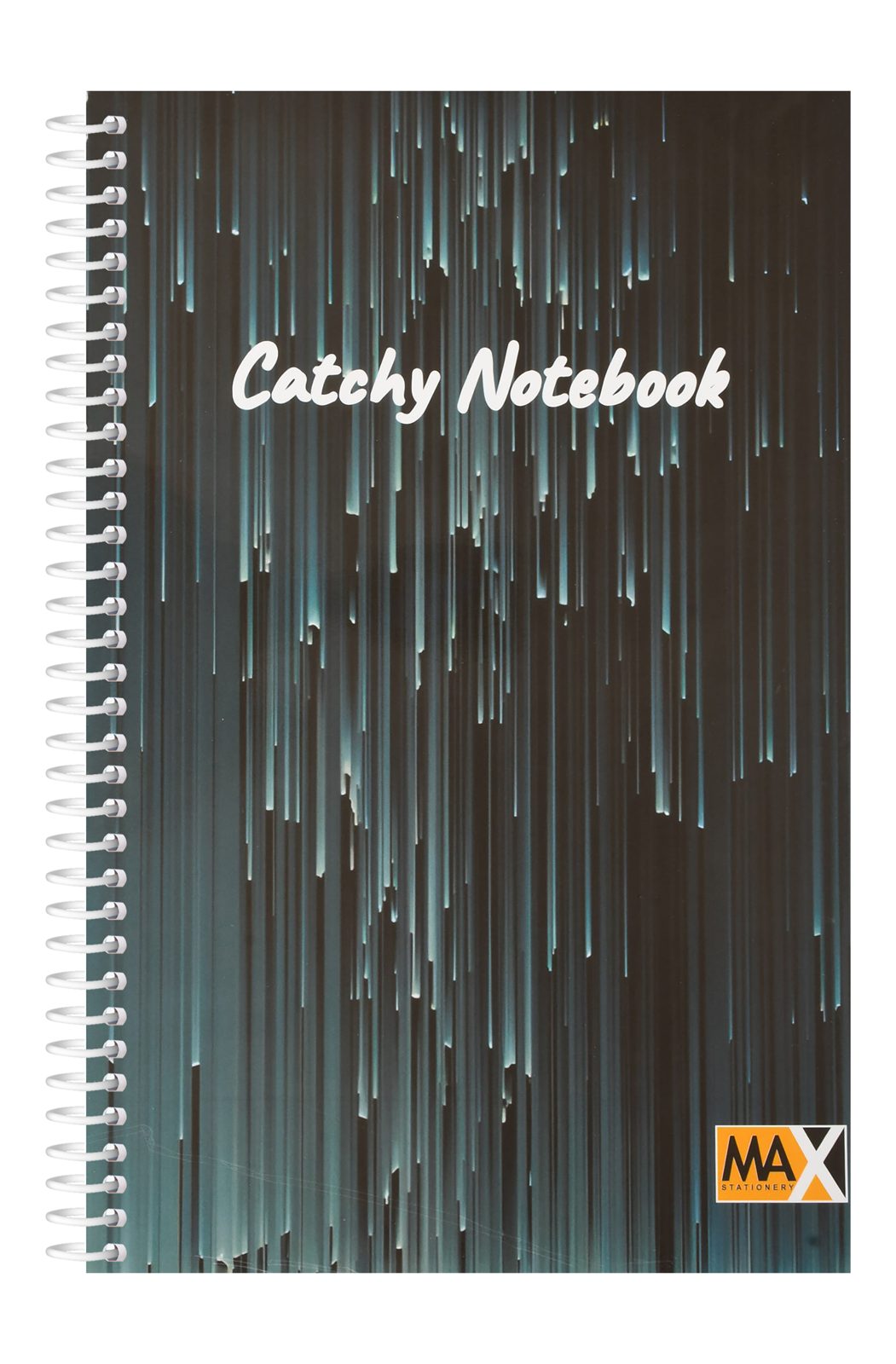 Max Catchy Wire-Bound Notebook – 80 Sheets