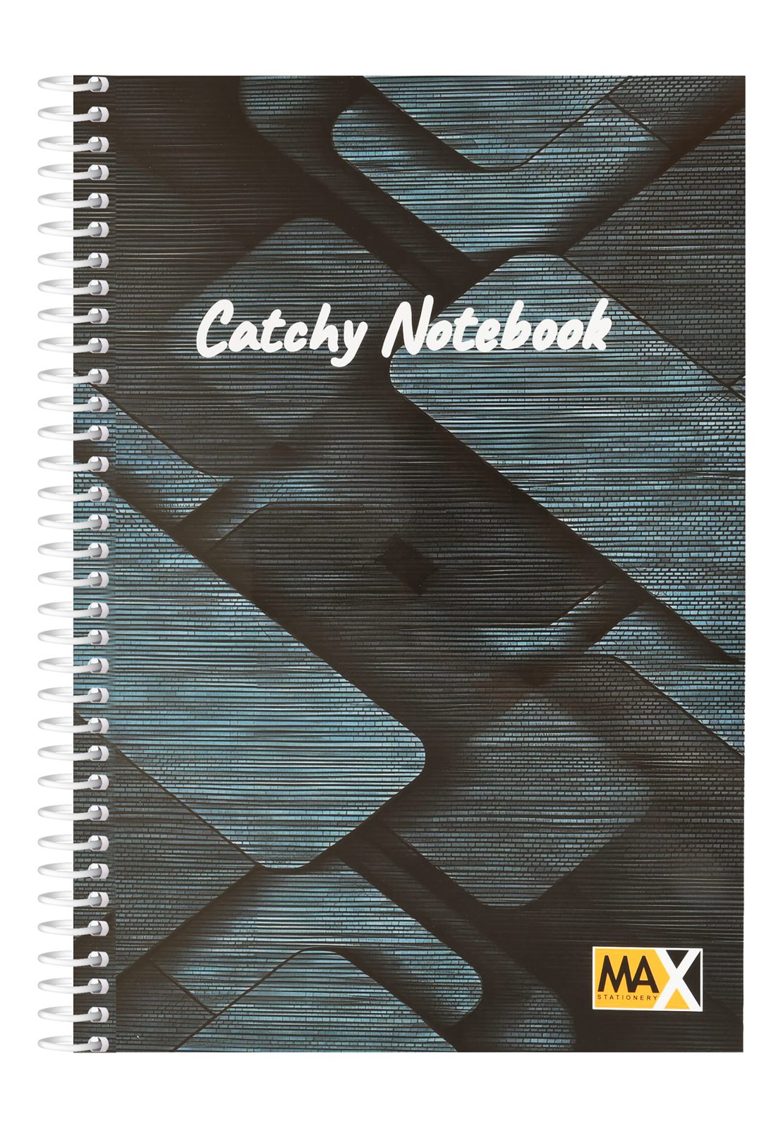 Max Catchy Wire-Bound Notebook – 80 Sheets