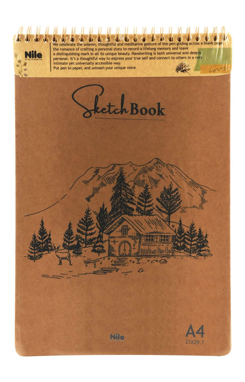 Nile Wood-Back Sketchbook A4