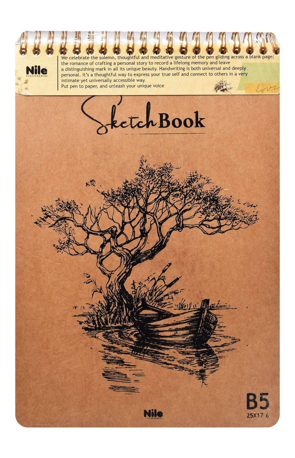 Nile Sketchbook B5 – 50 Sheets