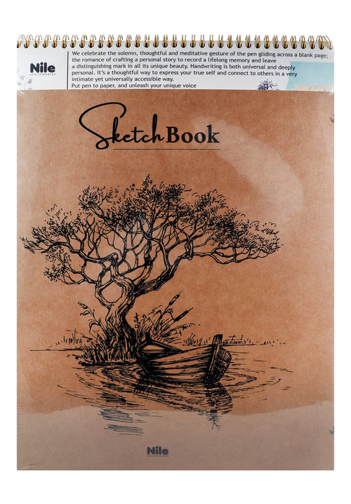 Nile Wood-Back Sketchbook A3
