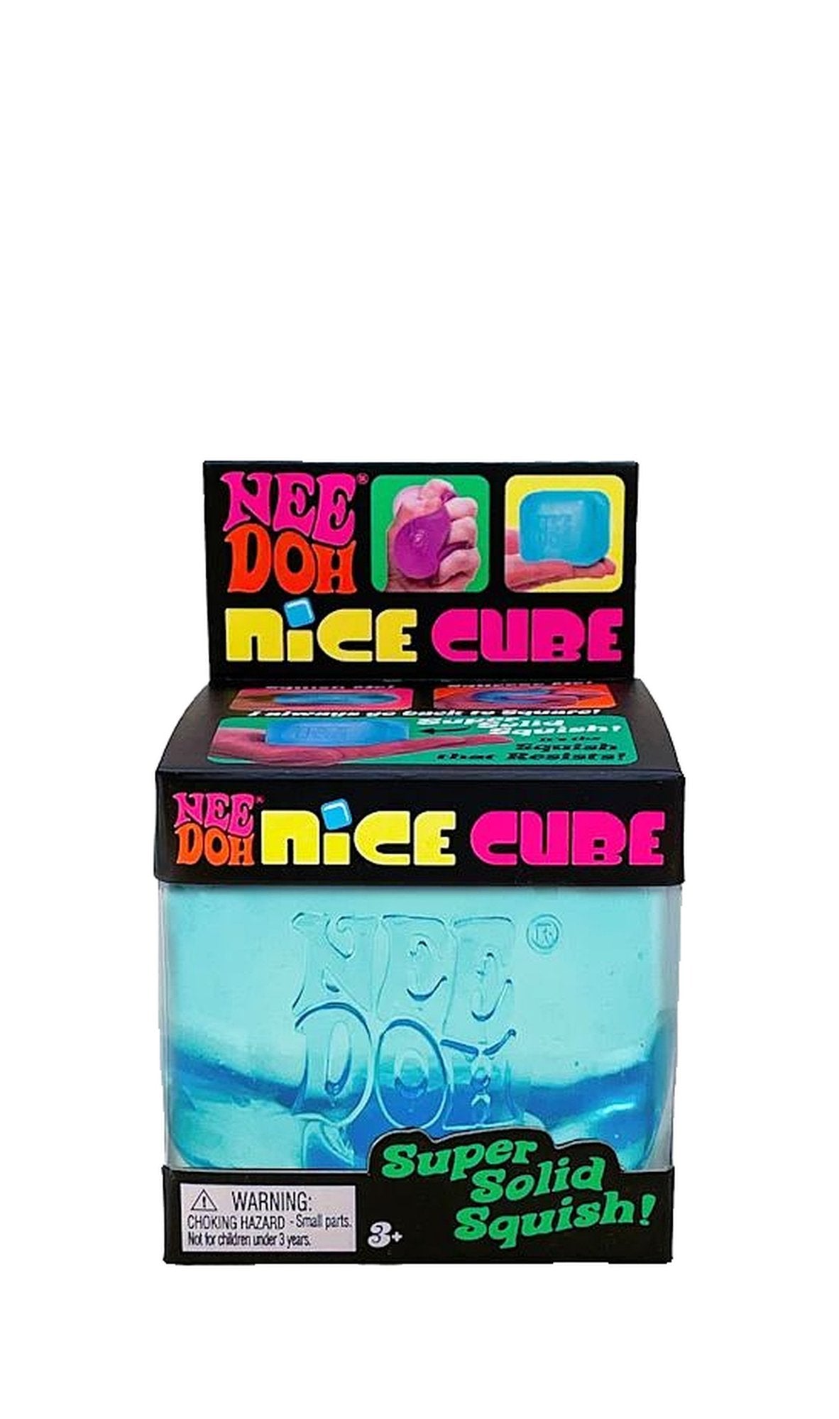 NeeDoh Nice Cube Super Solid Purple Squishy Toy
