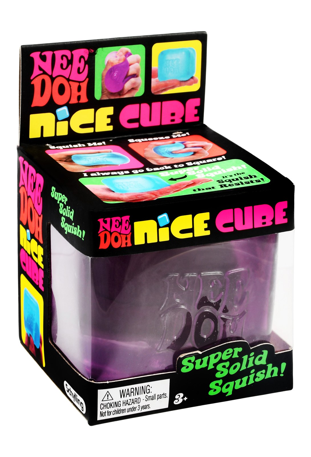Nice Cube Super Solid Purple Squishy Toy