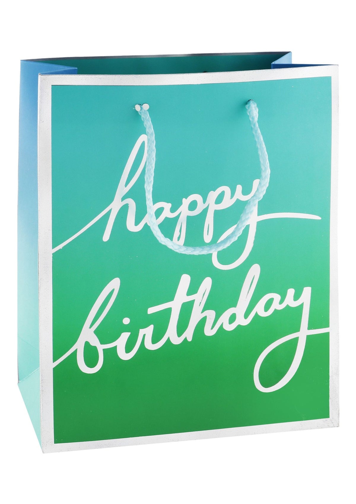 Blue & Green Gift Bag – 22.5x18cm