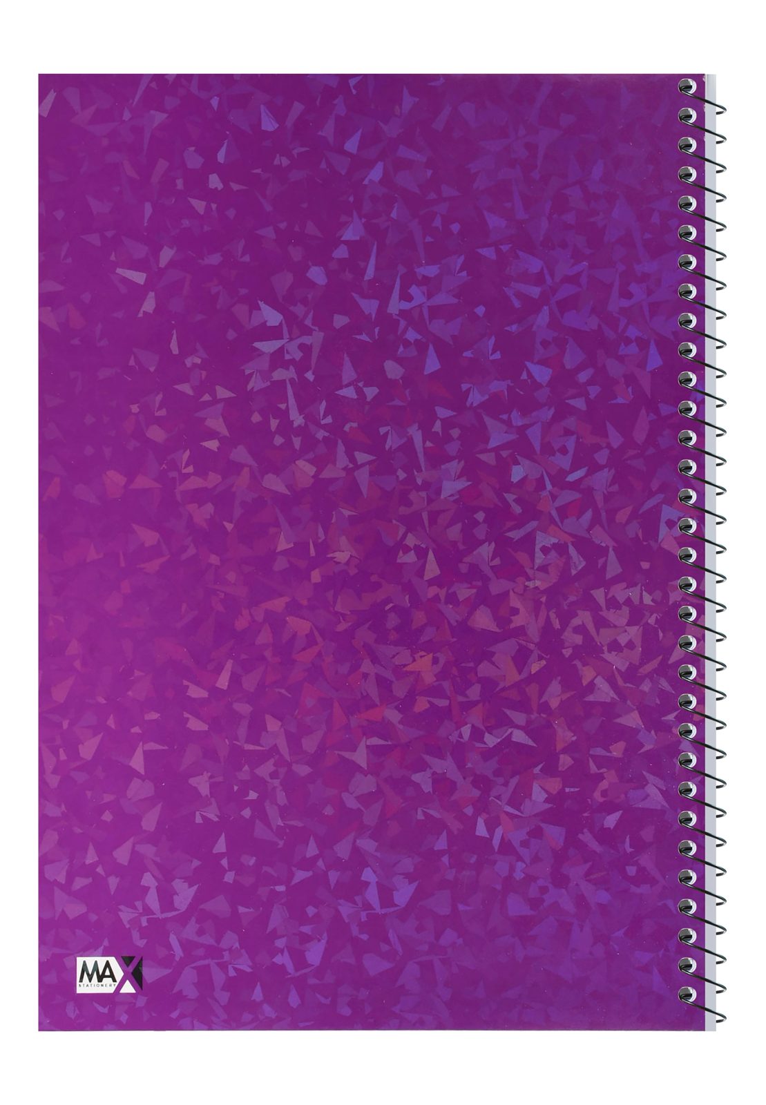 Max Wire-Bound Squared Notebook – 100 Sheets, 1/2 cm, Laser Cover