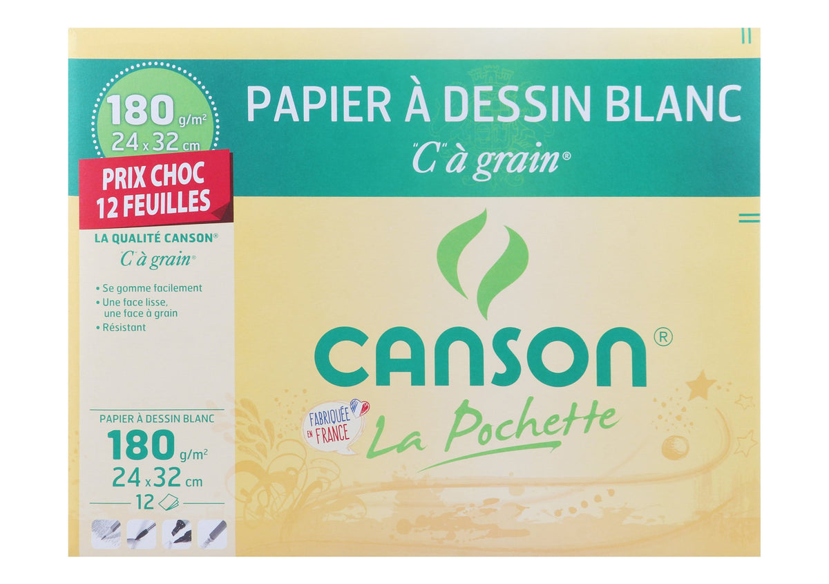 Canson A4 White Drawing Papers