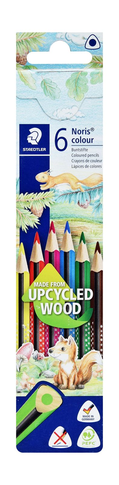 Staedtler Wooden Colored Pencils – 6 Colors