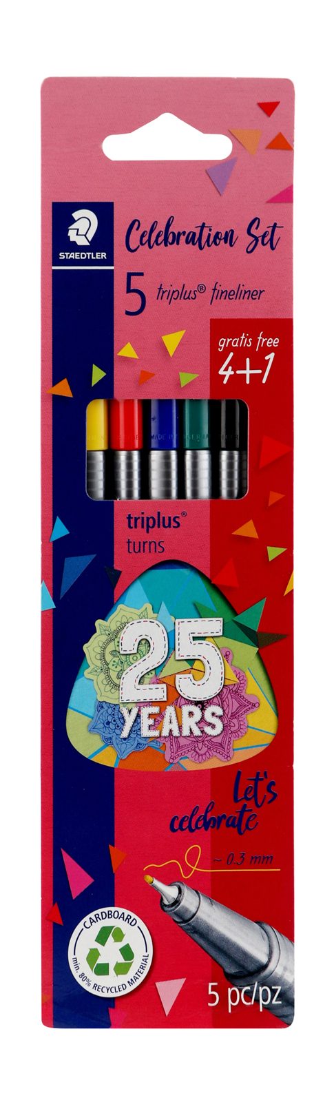 Staedtler Brush Pen Set – 4+1 Free