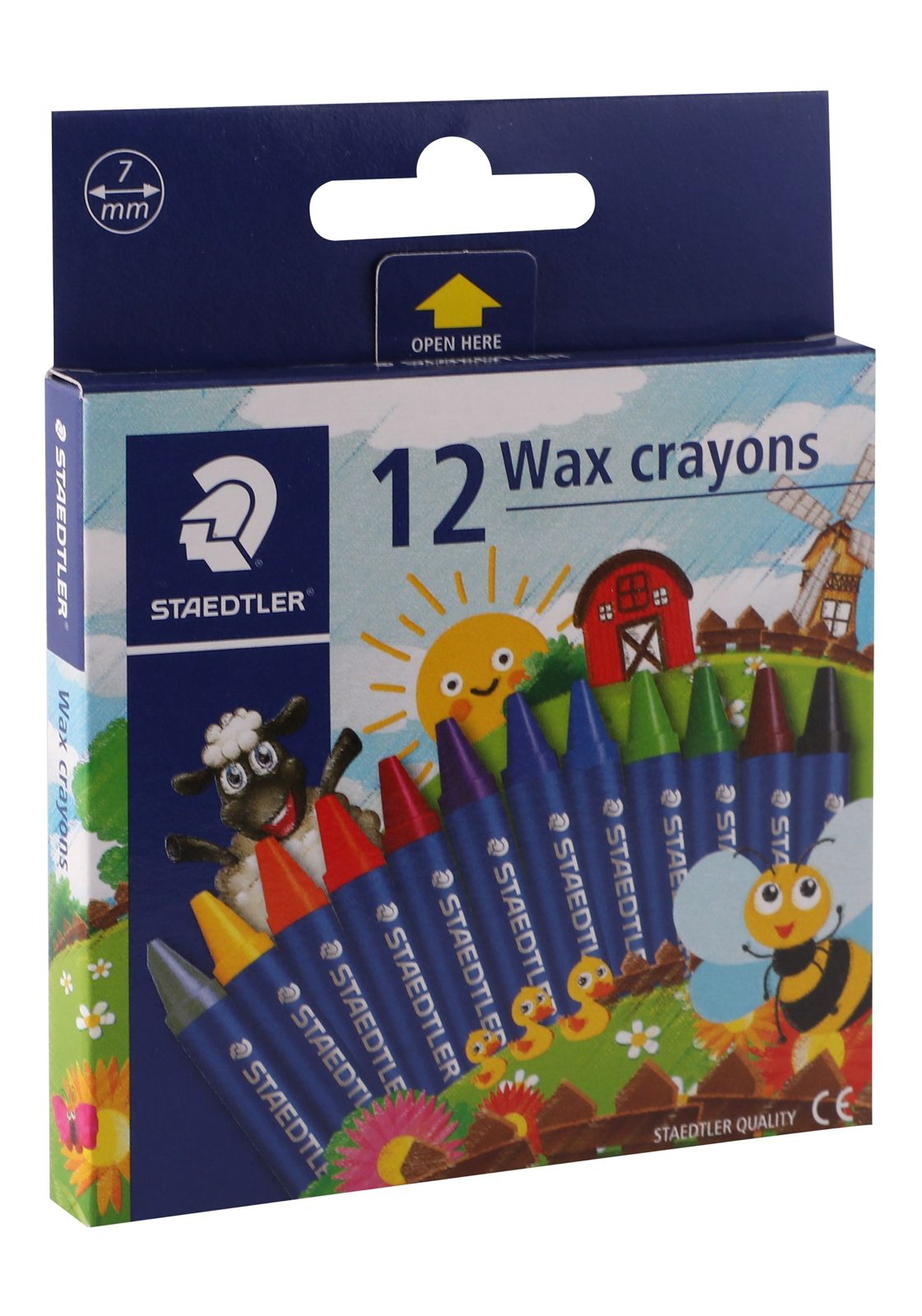 Staedtler Wax Crayons – 12 Colors