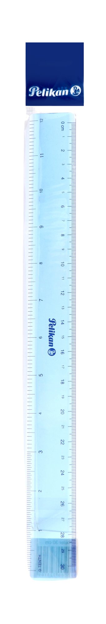Pelikan Blue 30cm Plastic Ruler