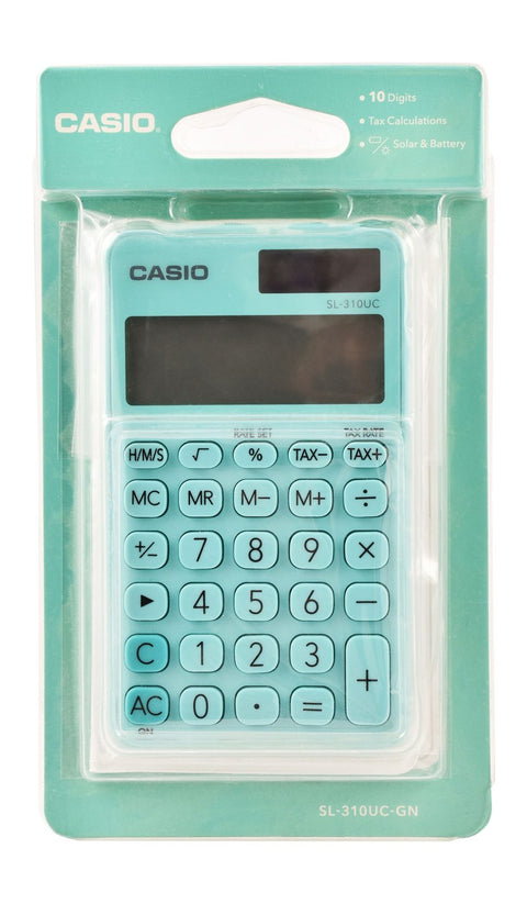 Casio SL-310UC Calculator – Green