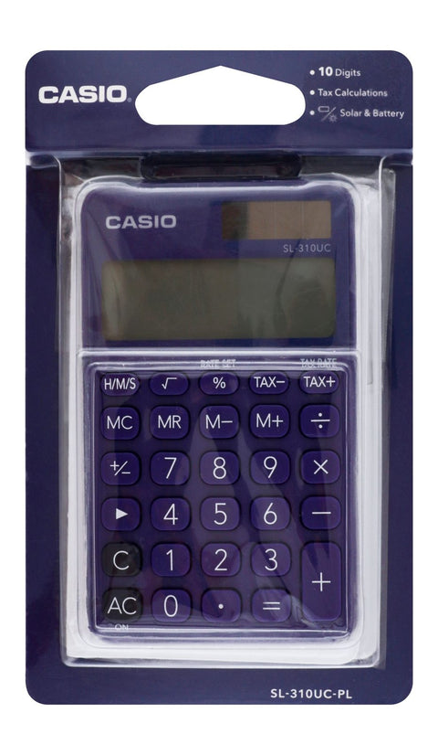 Casio SL-310UC Calculator – Purple