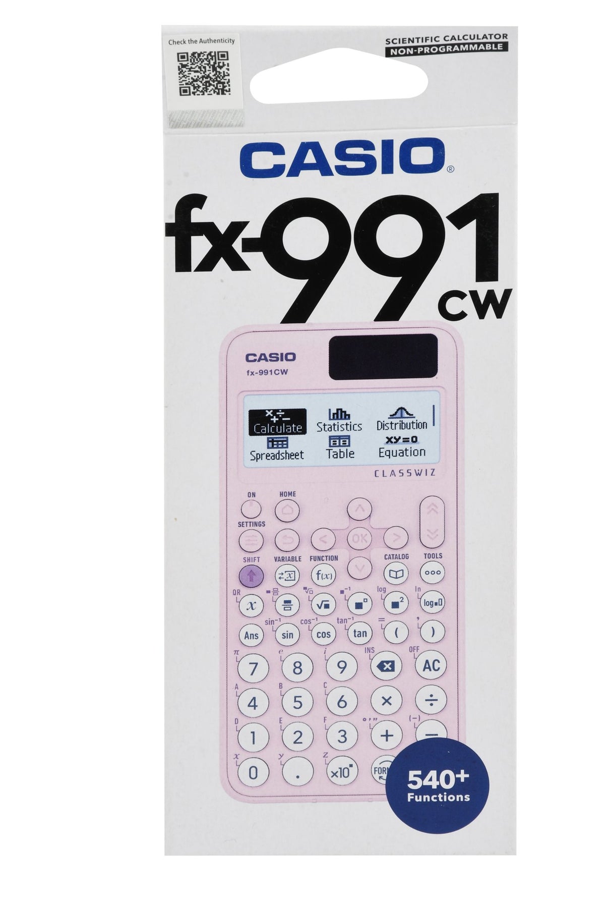 Casio fx-991CW Scientific Calculator – Pink