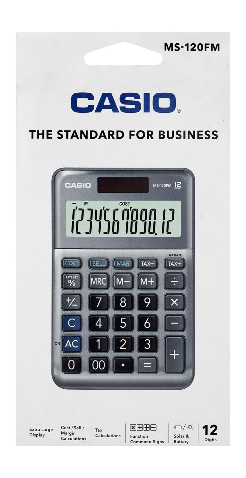 Casio MS-120FM Desktop Calculator