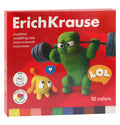 Erich Krause Jolly Friends Assorted Plastilina Modeling Clays with Molder