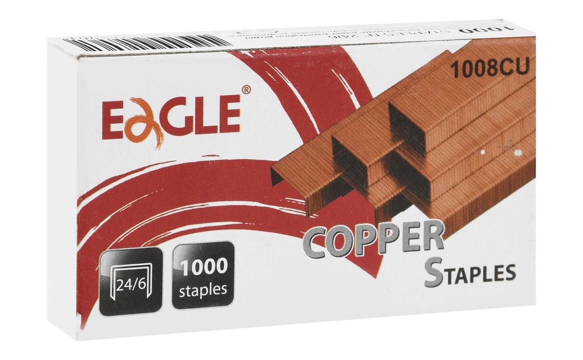 Eagle Copper Staple Pins 24/6