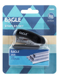 Eagle Black Stapler with Staple Pins