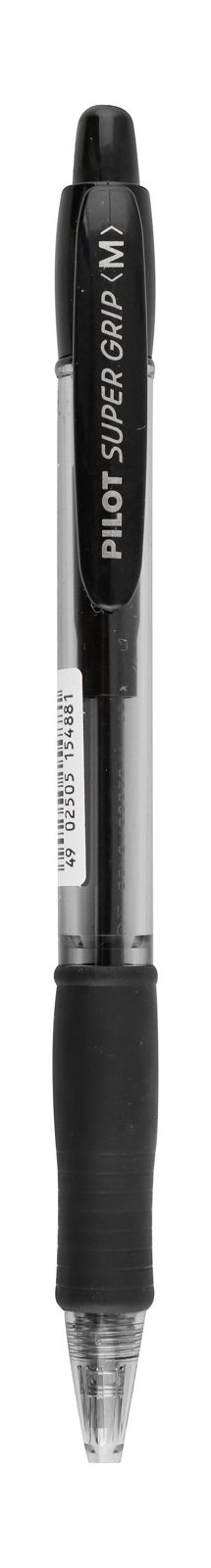 Pilot Super Grip Ballpoint Pen 1.0 mm – Black
