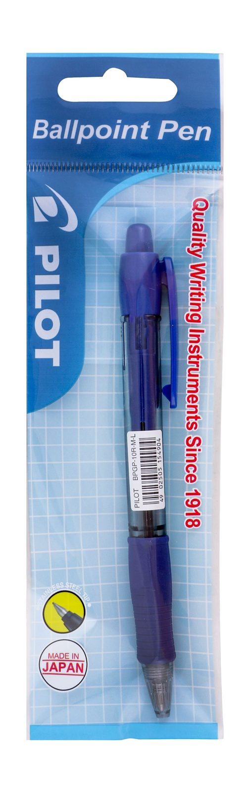 Pilot Super Grip Ballpoint Pen 1.0 mm – Blue