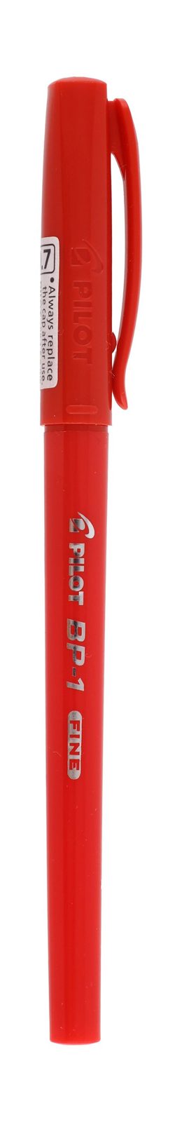 Pilot Ballpoint Pen with Cap – Red
