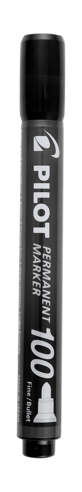 Pilot Permanent Marker Round Tip – Black
