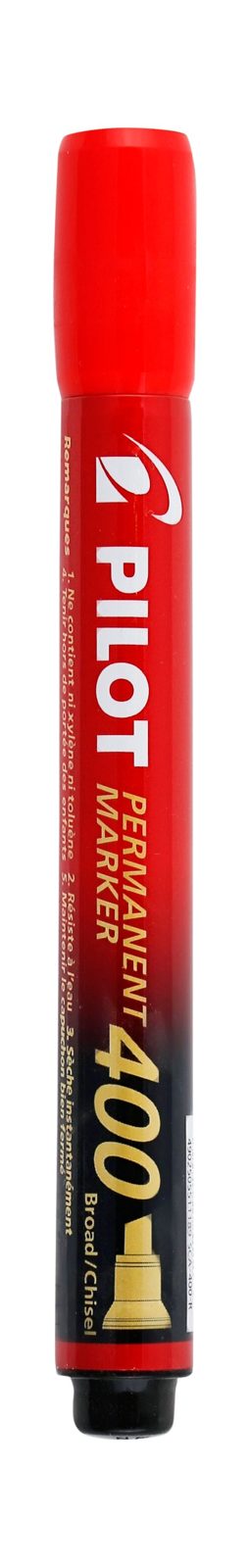 Pilot Permanent Marker Chisel Tip – Red