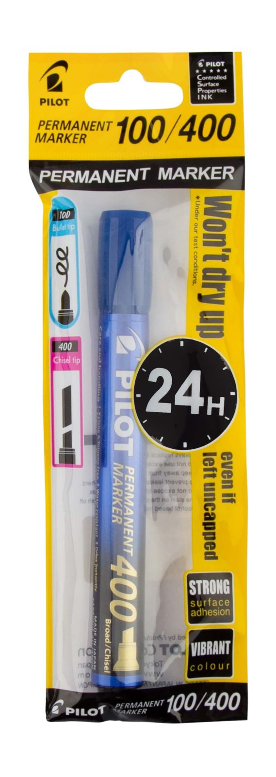 Pilot Permanent Marker Chisel Tip – Blue