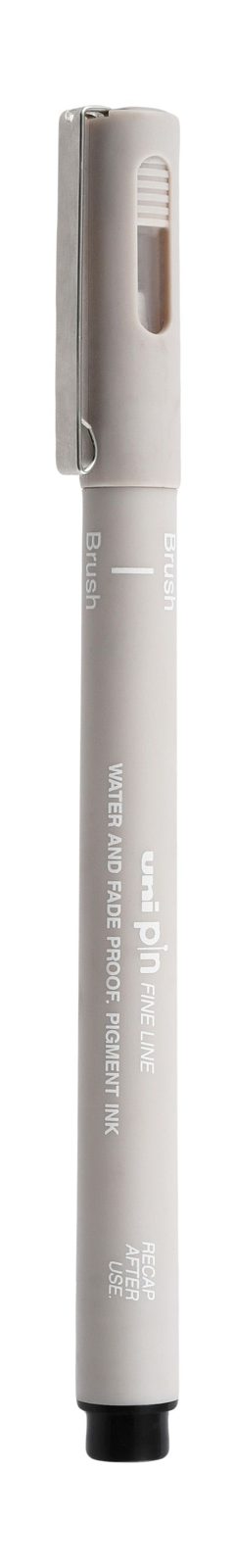 uni PIN Brush Pen – Light Grey