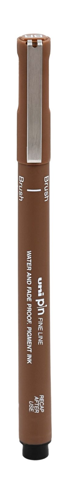 uni PIN Brush Pen – Sepia