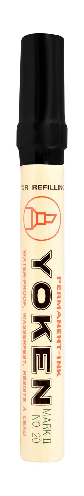 Yoken Permanent Marker No. 20 Chisel Tip – Black