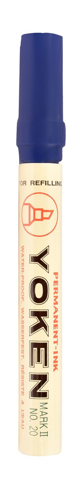 Yoken Permanent Marker No. 20 Chisel Tip – Blue