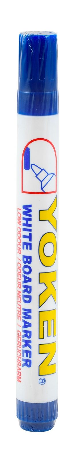 Yoken Whiteboard Marker Round Tip – Black / Blue