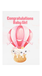 Yansit Multicolored Happy Birthday Print Greeting Card with White Envelope – 17x12cm