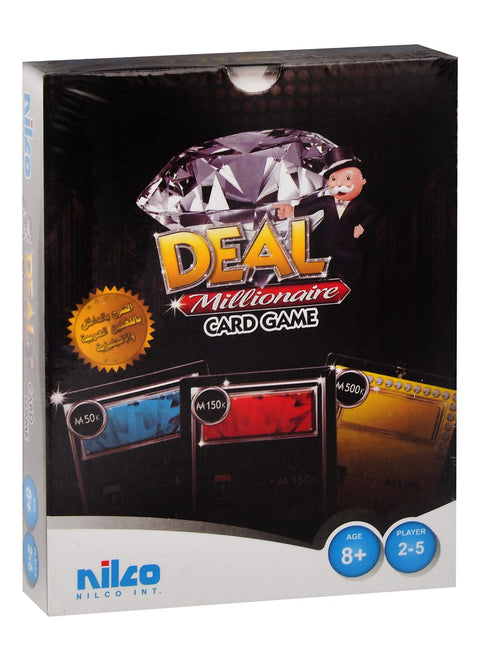Nilco Deal Millionaire Card Game – Plastic Box