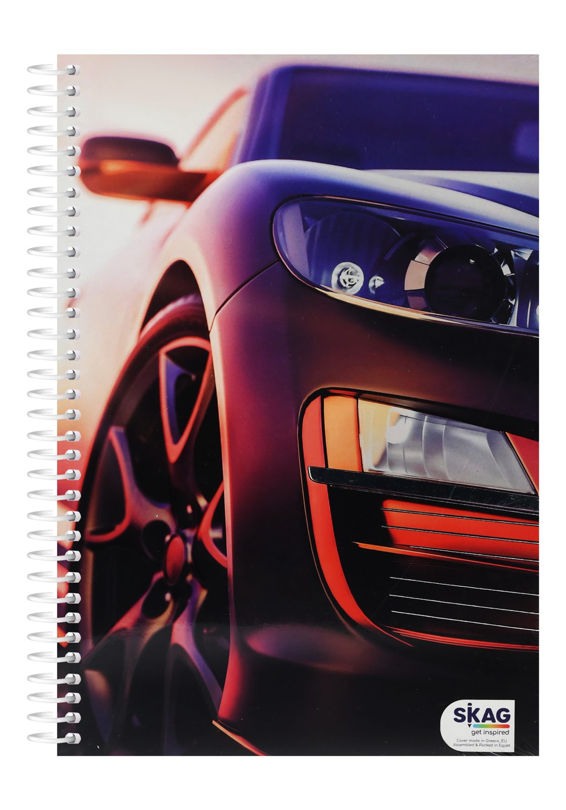 Ruled Notebook with 2 Dividers – 100 Sheets, 70 gsm