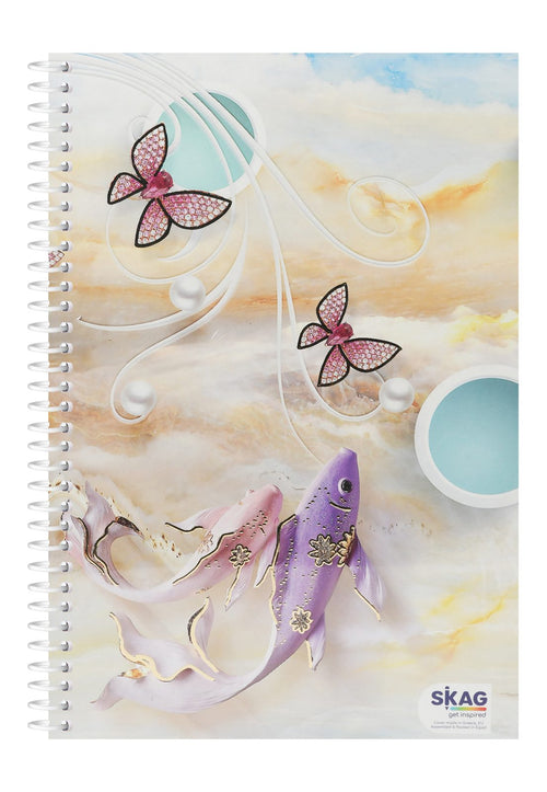 4-Subject Ruled Notebook – 160 Sheets, 70 gsm