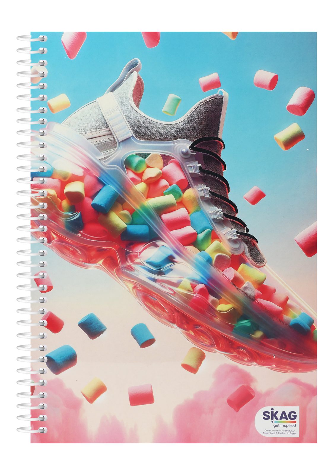 4-Subject Ruled Notebook – 160 Sheets, 70 gsm