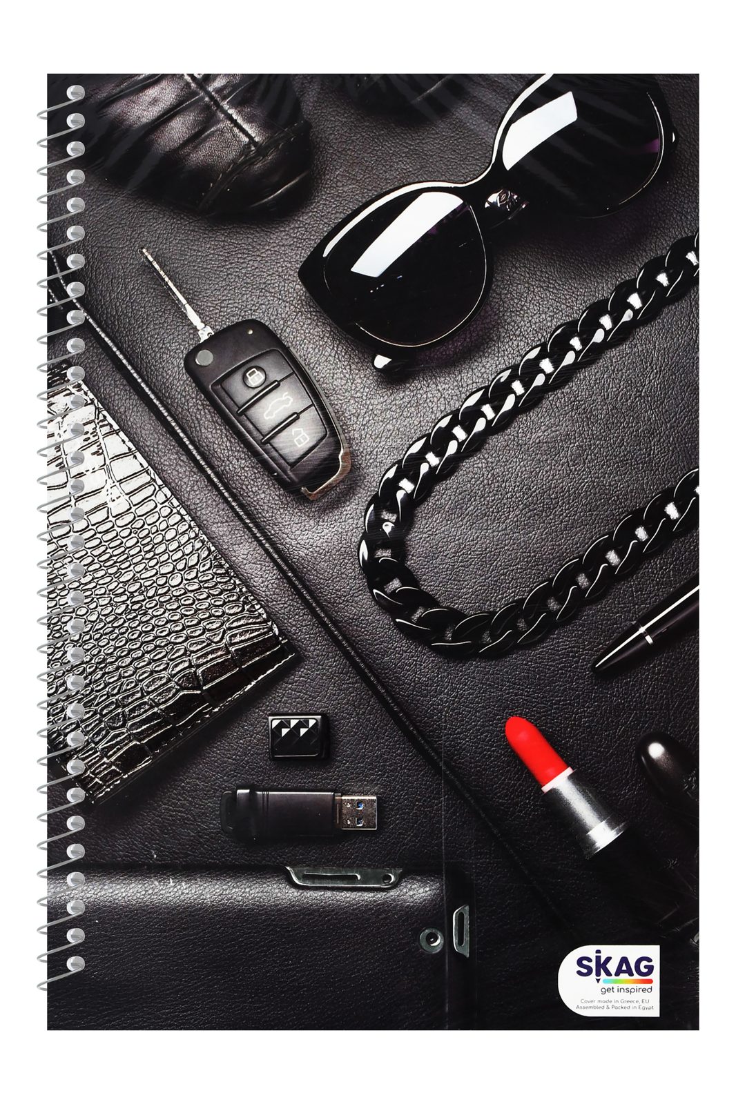 5-Subject Wire-Bound Notebook A4 – 200 Sheets, 70 gsm