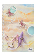 5-Subject Wire-Bound Notebook A4 – 200 Sheets, 70 gsm