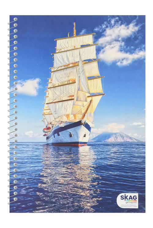 5-Subject Wire-Bound Notebook A4 – 200 Sheets, 70 gsm