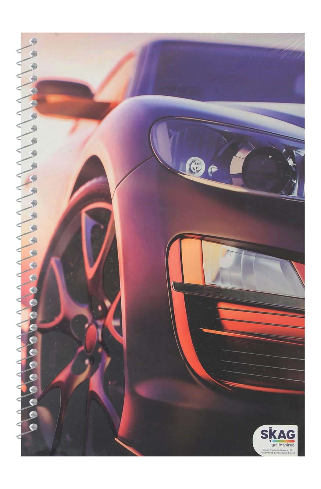 5-Subject Wire-Bound Notebook A4 – 200 Sheets, 70 gsm