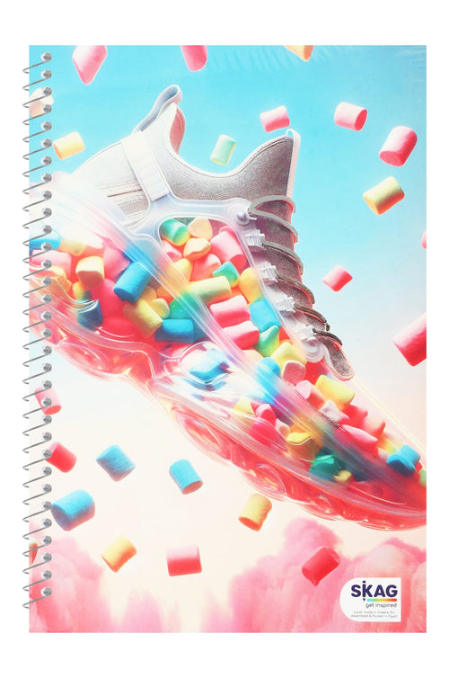 5-Subject Wire-Bound Notebook A4 – 200 Sheets, 70 gsm
