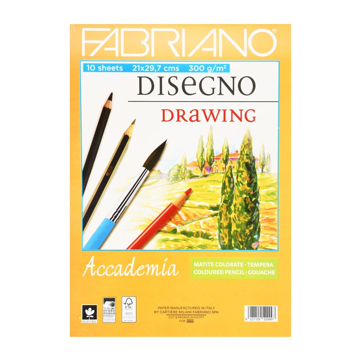 Accademia A4 Sketchbook (10 Sheets)