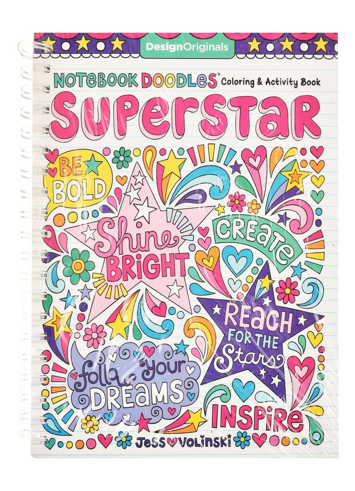 Super Star Adult Coloring Book No. 2