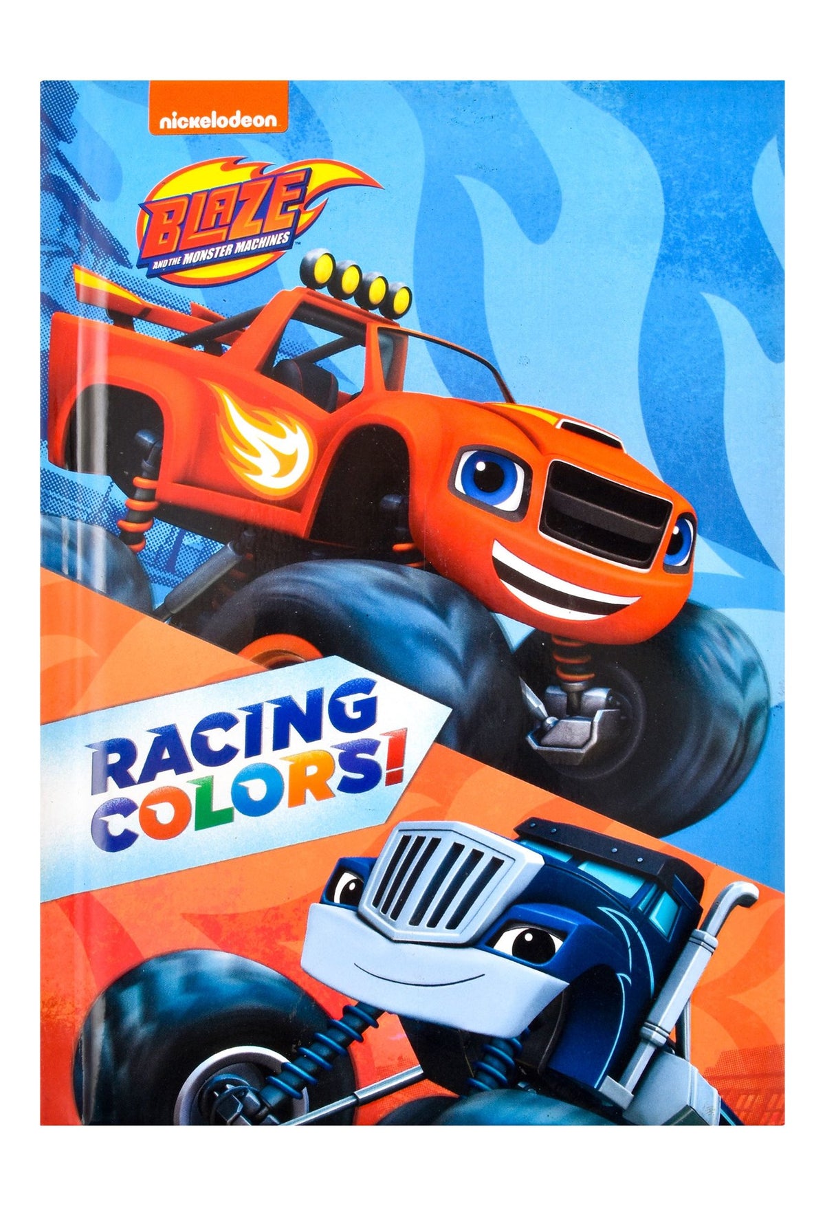 Nickelodeon Blaze Racing Colors Coloring Book