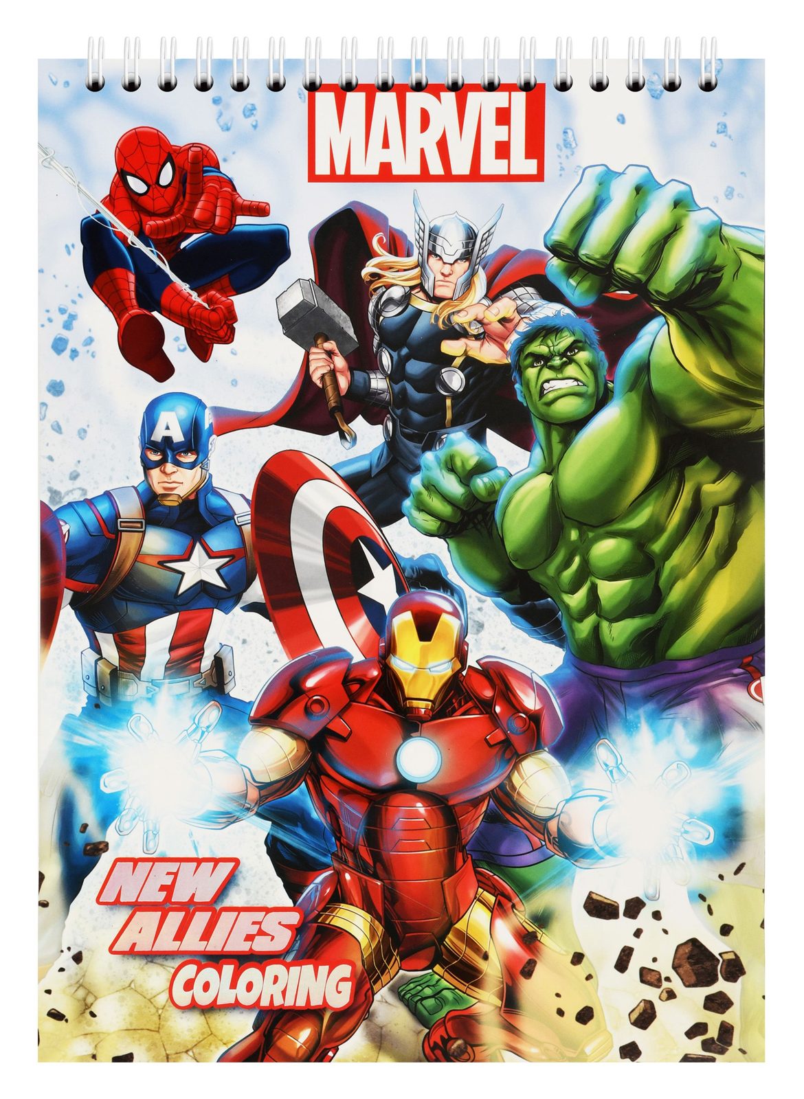 Marvel New Allies Colouring