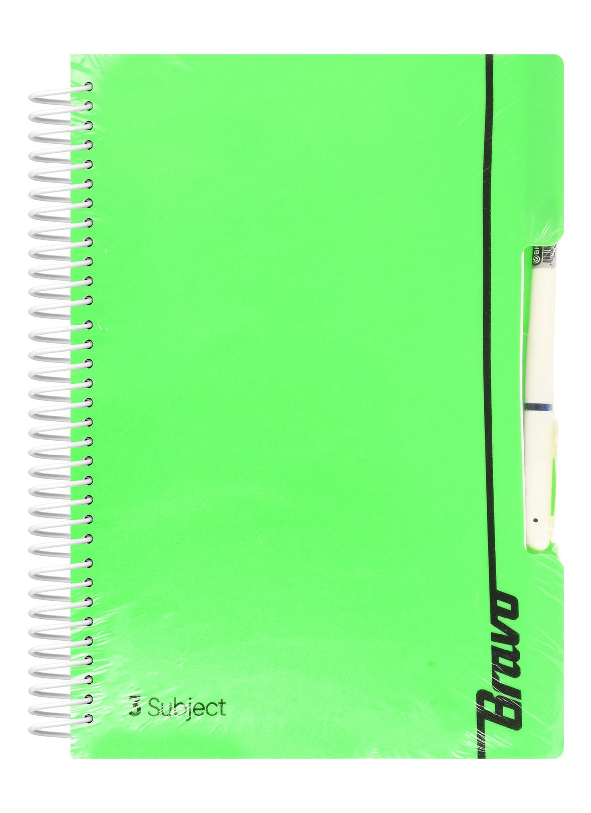Bravo Spiral Multi-Subject Notebook with Pen