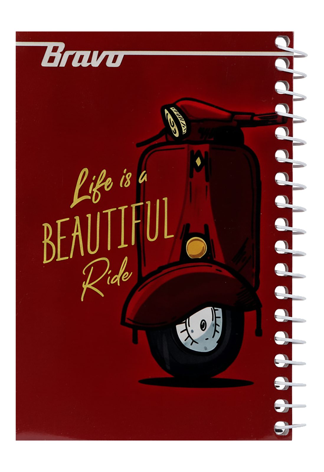 Mini Hardcover 4-Subject Notebook – 145 Sheets