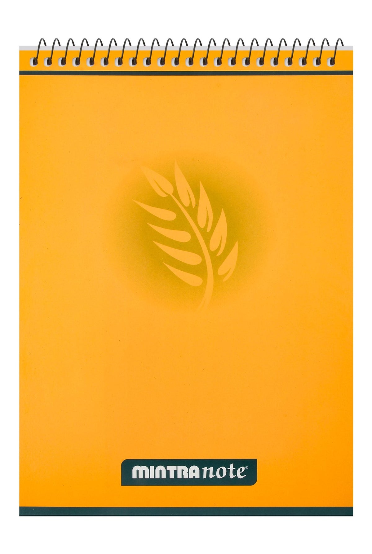 Mintra Yellow Spiral Lined Notebook
