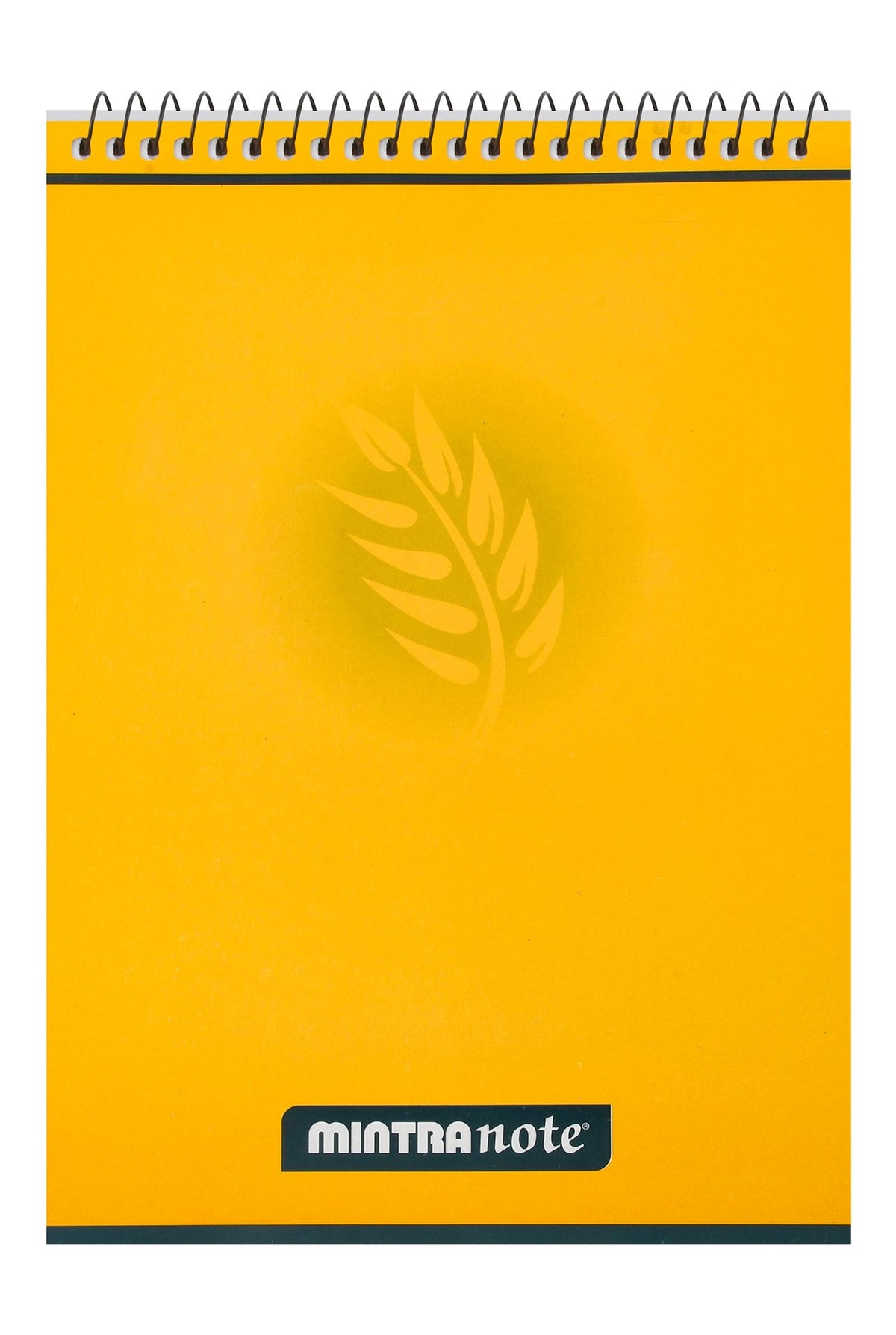 Mintra Yellow Spiral Lined Notebook